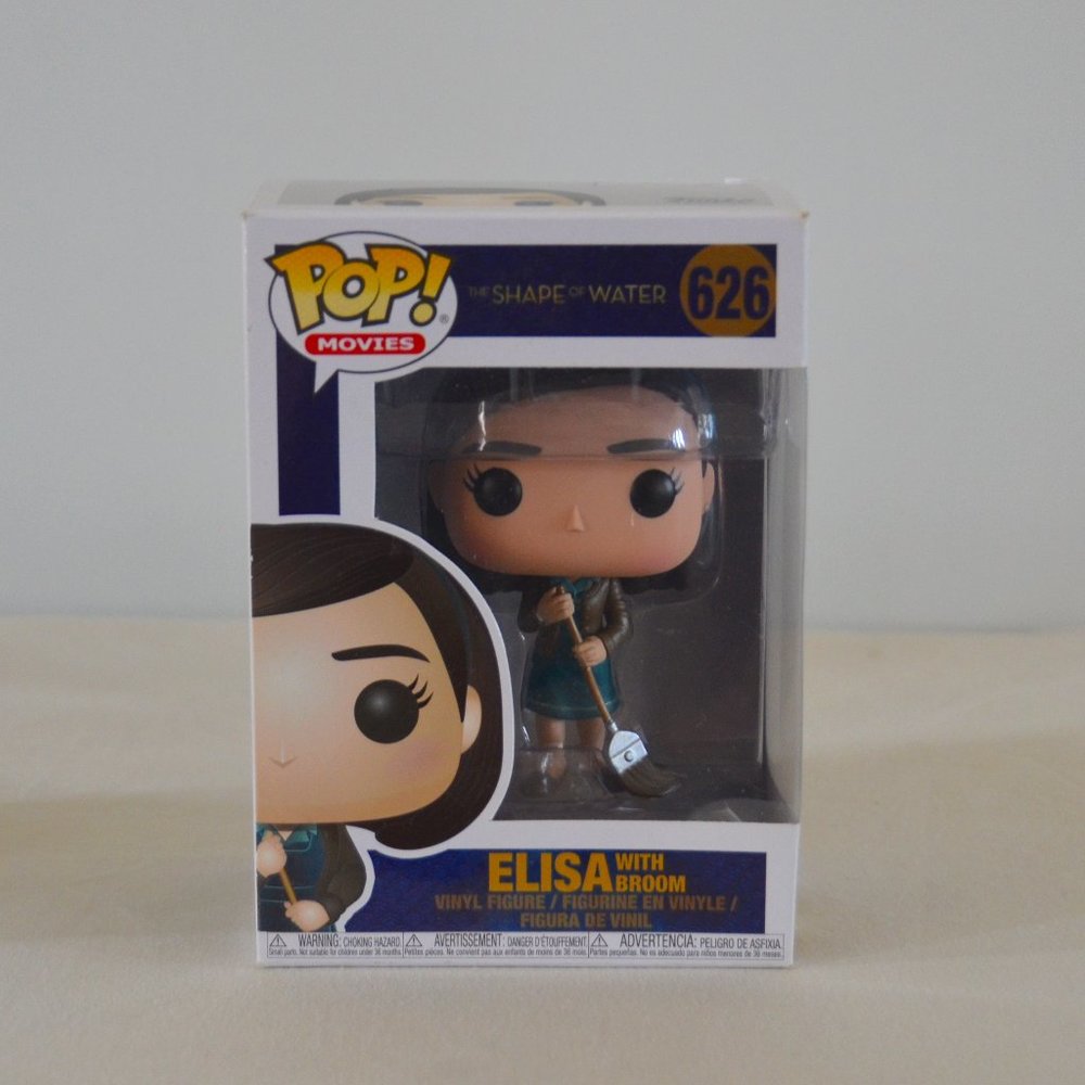 Funko Pop Movies : The Shape of Water - Elisa with Broom Vinyl Figure # 626